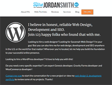 Tablet Screenshot of hirejordansmith.com